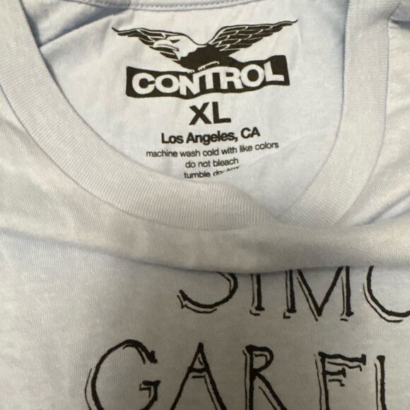 Simon and Garfunkel Unisex T-Shirt Walking Heather Grey size XL - Picture 4 of 4